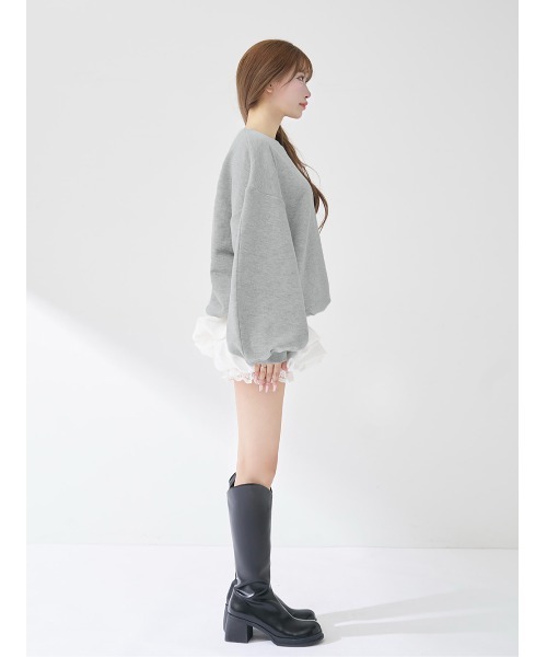 Darich（ダーリッチ）の「カラーラメスウェットオーバートップス