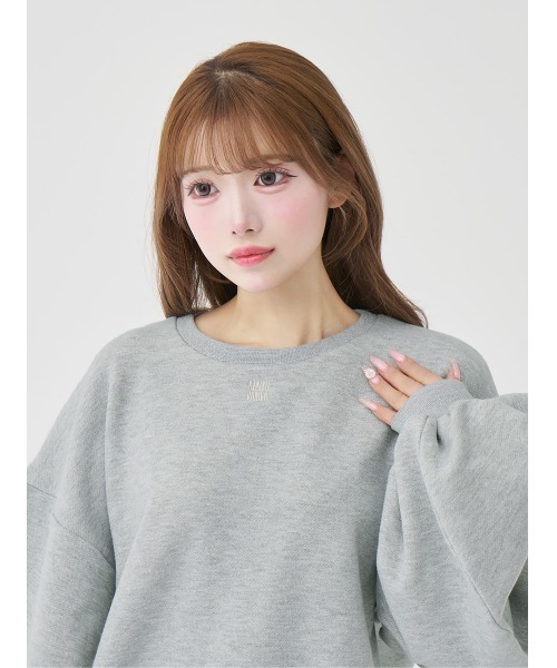 Darich（ダーリッチ）の「カラーラメスウェットオーバートップス