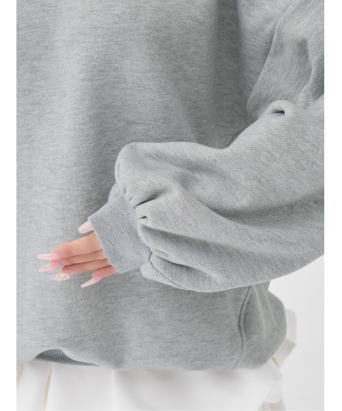 カラーラメスウェットオーバートップス（スウェット）｜Darich