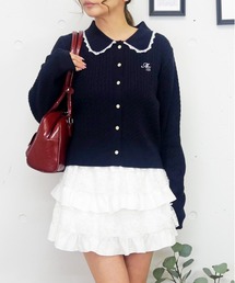 FUN（ファン）の「エリレースカーデ（カーディガン/ボレロ）」