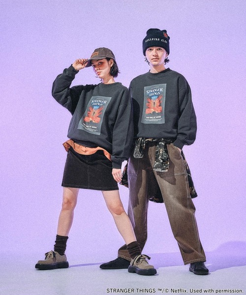 STRANGER THINGS】コラボプリントスウェット（スウェット）｜niko and