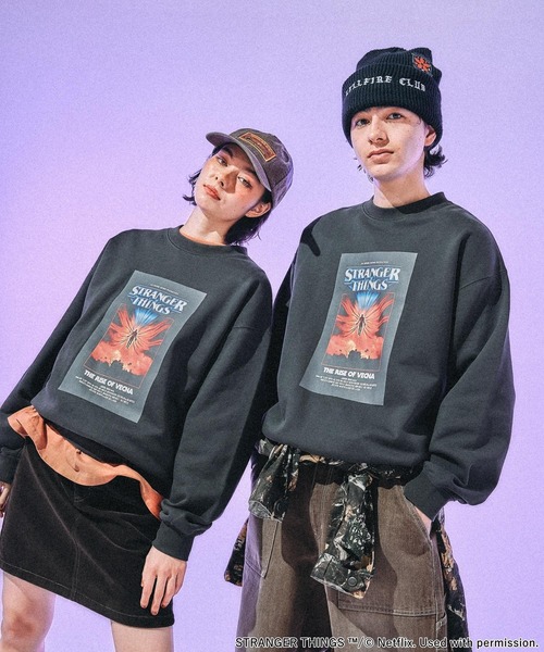 STRANGER THINGS】コラボプリントスウェット（スウェット）｜niko and
