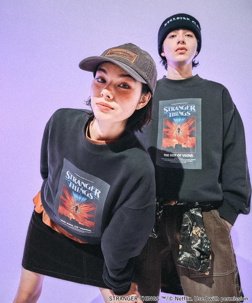 STRANGER THINGS】コラボプリントスウェット（スウェット）｜niko and