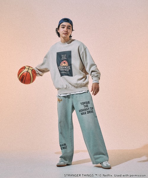 STRANGER THINGS】コラボプリントスウェット（スウェット）｜niko and