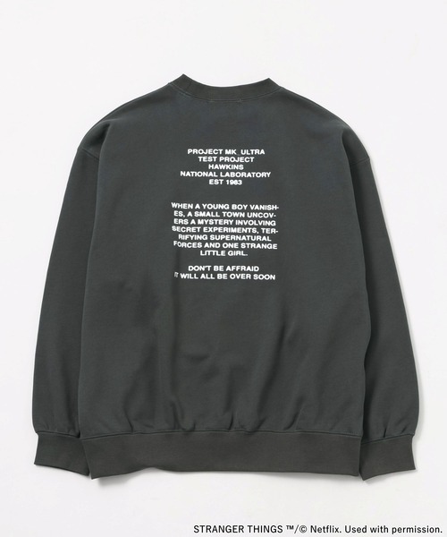 STRANGER THINGS】コラボプリントスウェット（スウェット）｜niko and