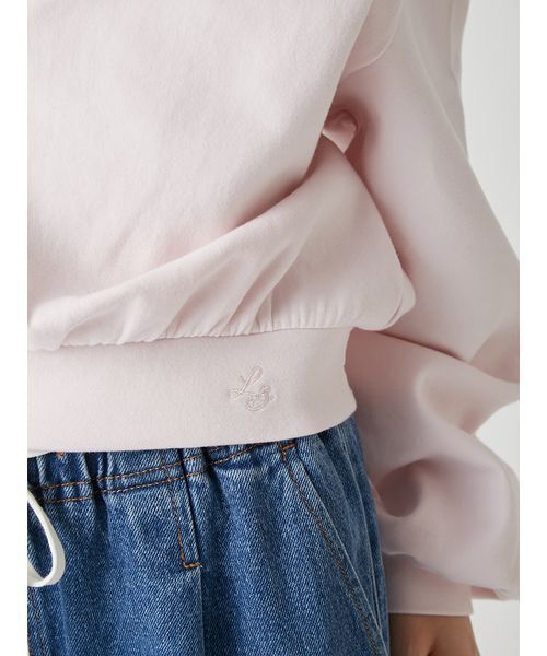 LILY BROWN（リリーブラウン）の「ドレープオフショルボンディングスウェット（スウェット・レディース・アイボリー/グレー/チャコールグレー/ピンク・F）」の15枚目の写真