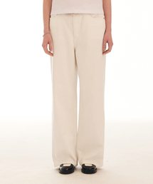 AQO STUDIO SPACE（アコスタジオスペース）の「アコベアワイドフィットデニムパンツホワイト（デニムパンツ）」