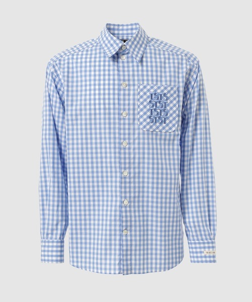 TSTS(ティーエスティーエス)の「TSTS GINGHAM SHIRT(シャツ/ブラウス・メンズ・パープル系その他/グリーン系その他/ブルー系その他/レッド系その他/ブルー系その他2/ピンク系その他/グレー系その他/ブラック系その他・M/L)」の5枚目の写真