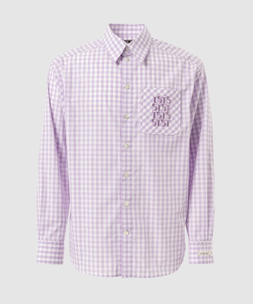 TSTS(ティーエスティーエス)の「TSTS GINGHAM SHIRT(シャツ/ブラウス・メンズ・パープル系その他/グリーン系その他/ブルー系その他/レッド系その他/ブルー系その他2/ピンク系その他/グレー系その他/ブラック系その他・M/L)」の7枚目の写真