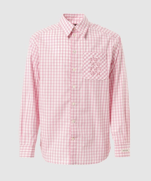 TSTS(ティーエスティーエス)の「TSTS GINGHAM SHIRT(シャツ/ブラウス・メンズ・パープル系その他/グリーン系その他/ブルー系その他/レッド系その他/ブルー系その他2/ピンク系その他/グレー系その他/ブラック系その他・M/L)」の2枚目の写真