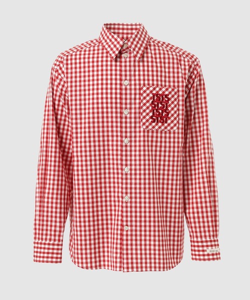 TSTS(ティーエスティーエス)の「TSTS GINGHAM SHIRT(シャツ/ブラウス・メンズ・パープル系その他/グリーン系その他/ブルー系その他/レッド系その他/ブルー系その他2/ピンク系その他/グレー系その他/ブラック系その他・M/L)」の8枚目の写真