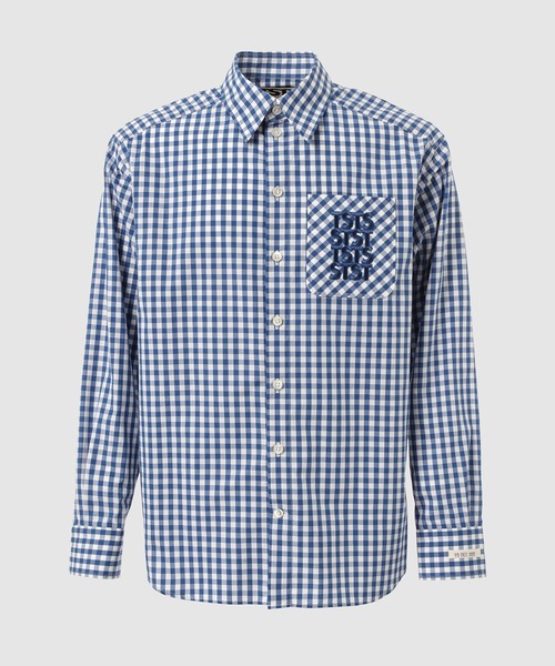 TSTS(ティーエスティーエス)の「TSTS GINGHAM SHIRT(シャツ/ブラウス・メンズ・パープル系その他/グリーン系その他/ブルー系その他/レッド系その他/ブルー系その他2/ピンク系その他/グレー系その他/ブラック系その他・M/L)」の6枚目の写真