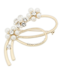 CROSSPLUS ONLINE（クロスプラスオンライン）の「リボンモチーフブローチ（ブローチ/コサージュ）」