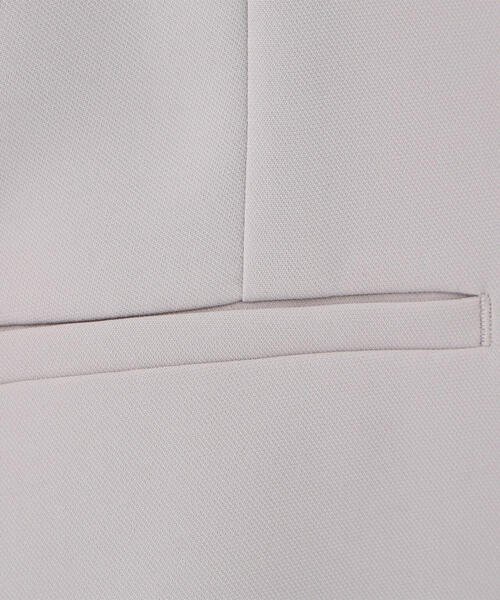 NATURAL BEAUTY BASIC（ナチュラルビューティーベーシック）の「◇ドビーツイル SETUP ノーカラージャケット（ノーカラージャケット・レディース・グレイッシュベージュ/ネイビー・SMALL/MEDIUM/LARGE）」の18枚目の写真