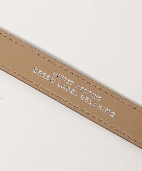 green label relaxing(グリーンレーベルリラクシング)の「ミツアミ メッシュベルト(ベルト・レディース・ダークブラウン/ブラック・FREE)」の6枚目の写真