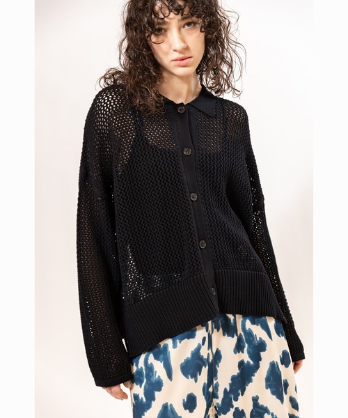 OSMOSIS(オズモーシス)の「アシンメトリーテレコキャミソール(キャミソール・レディース・ブラック/アイボリー/チャコール/ネイビー・ONE SIZE)」の15枚目の写真