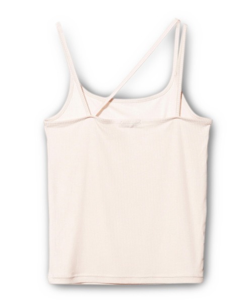 OSMOSIS(オズモーシス)の「アシンメトリーテレコキャミソール(キャミソール・レディース・ブラック/アイボリー/チャコール/ネイビー・ONE SIZE)」の7枚目の写真