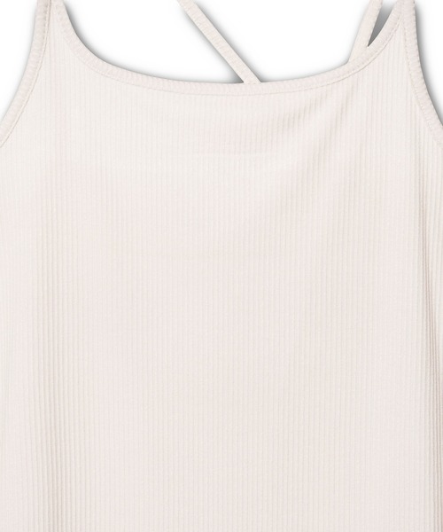 OSMOSIS(オズモーシス)の「アシンメトリーテレコキャミソール(キャミソール・レディース・ブラック/アイボリー/チャコール/ネイビー・ONE SIZE)」の8枚目の写真