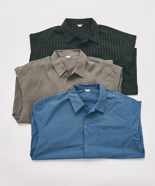 417 EDIFICE（フォーワンセブンエディフィス）の「マイクロチェック  シャツ（シャツ/ブラウス・メンズ・チャコールグレー/ブラック/ブルー・LARGE/MEDIUM）」の4枚目の写真