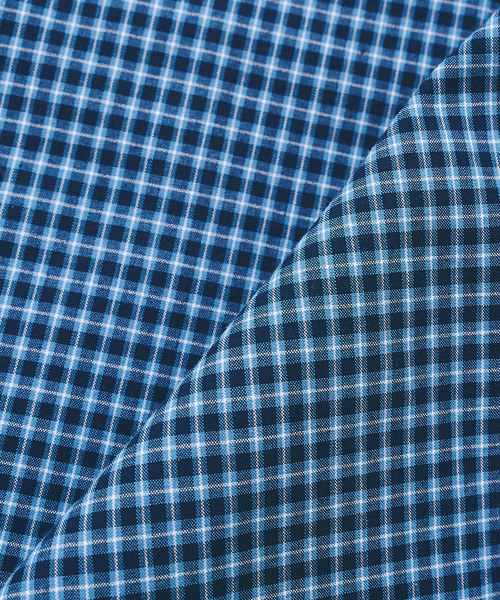 417 EDIFICE（フォーワンセブンエディフィス）の「マイクロチェック  シャツ（シャツ/ブラウス・メンズ・チャコールグレー/ブラック/ブルー・LARGE/MEDIUM）」の14枚目の写真