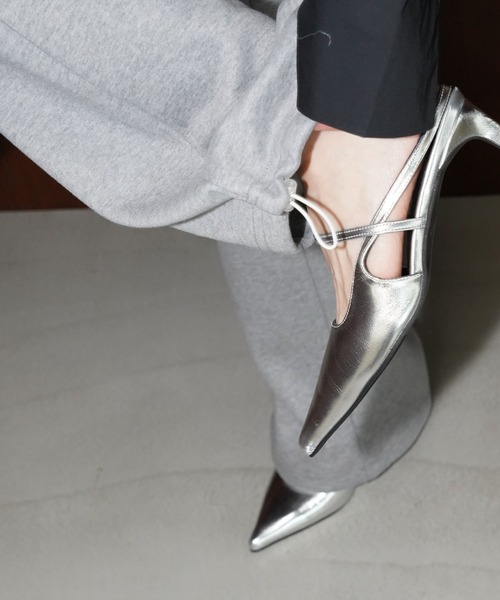 chuclla（チュクラ）の「レースアップスウェットワイドパンツ chw26s072（スウェットパンツ・レディース・グレー/ブラック・S/M）」の22枚目の写真