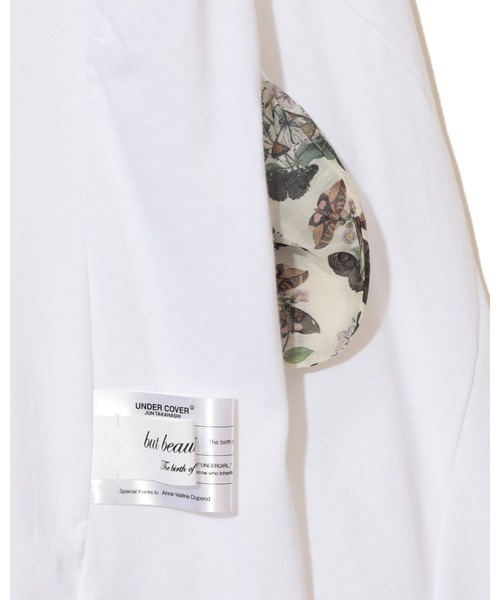 UNDERCOVER（アンダーカバー）の「UC1F1802-2（Tシャツ/カットソー・レディース・ホワイト/ブラック・2/1）」の5枚目の写真