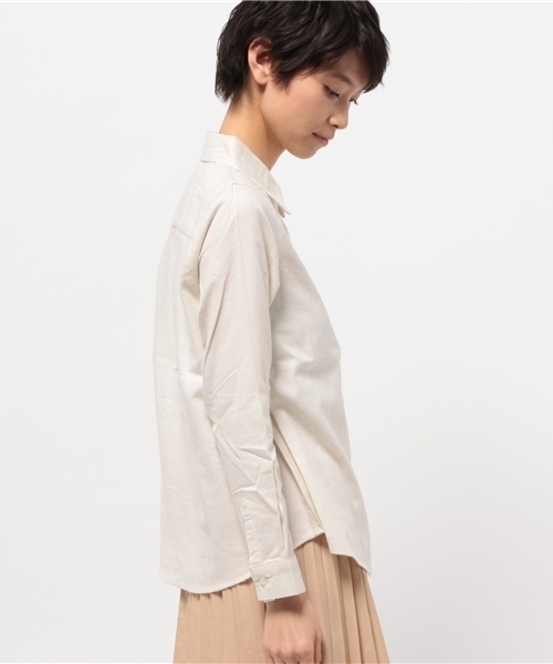 OUTLET(アウトレット)の「【CIAOPANIC TYPY】微起毛カシュクールシャツ(シャツ/ブラウス・レディース・オフホワイト/ストライプ・MEDIUM/SMALL)」の9枚目の写真