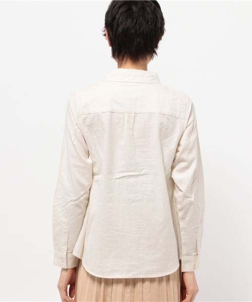 OUTLET(アウトレット)の「【CIAOPANIC TYPY】微起毛カシュクールシャツ(シャツ/ブラウス・レディース・オフホワイト/ストライプ・MEDIUM/SMALL)」の10枚目の写真