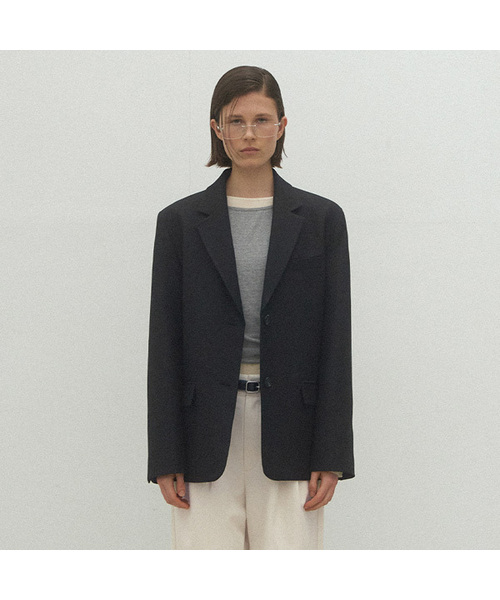 ESSENTIAL SOLID SET-UP JACKET(JK-2968)
