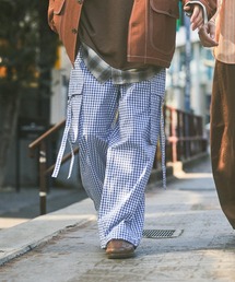 niko and... | チェックカーゴパンツ(カーゴパンツ)