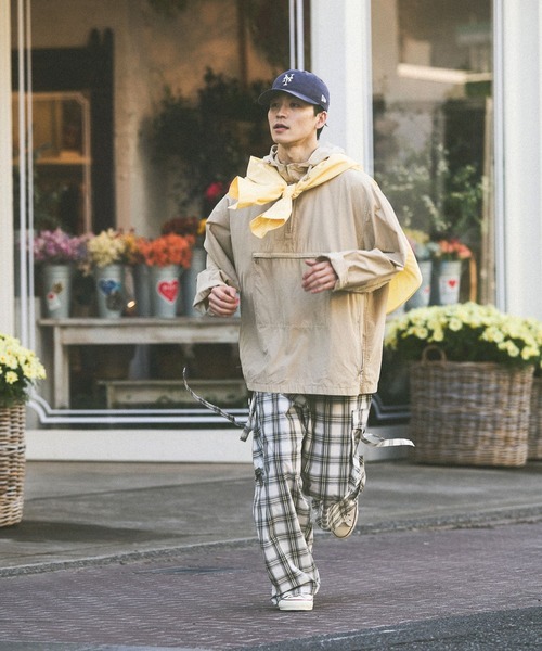 niko and...(ニコアンド)の「チェックカーゴパンツ(カーゴパンツ・メンズ・その他1/ブルー・MEDIUM/LARGE)」の14枚目の写真