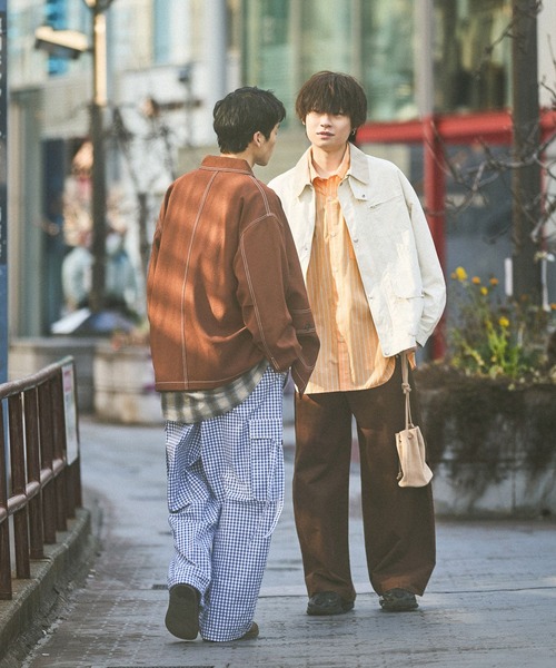 niko and...(ニコアンド)の「チェックカーゴパンツ(カーゴパンツ・メンズ・その他1/ブルー・MEDIUM/LARGE)」の5枚目の写真