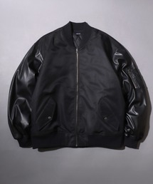 SITRY（シトリー）の「Various MA-1 Flight Jacket/オーバーサイズ 袖切替 MA-1 フライトジャケット ボマージャケット ブルゾン（MA-1）」