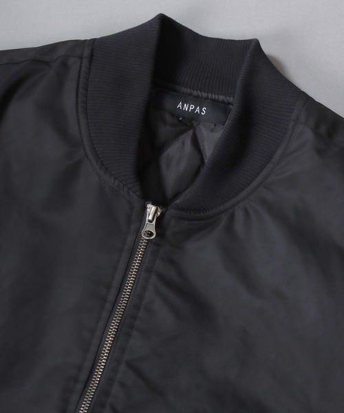 SITRY（シトリー）の「Various MA-1 Flight Jacket/オーバーサイズ 袖切替 MA-1 フライトジャケット ボマージャケット ブルゾン（MA-1・メンズ・ブラック/ブラック系その他/ブラック系その他2・L/M/LL）」の13枚目の写真