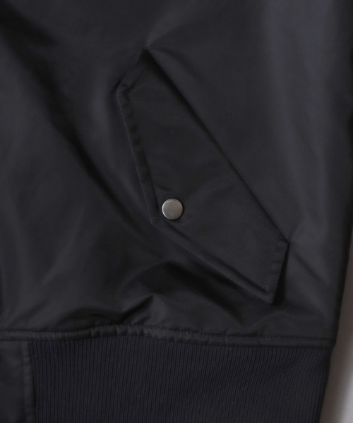 SITRY（シトリー）の「Various MA-1 Flight Jacket/オーバーサイズ 袖切替 MA-1 フライトジャケット ボマージャケット ブルゾン（MA-1・メンズ・ブラック/ブラック系その他/ブラック系その他2・L/M/LL）」の14枚目の写真