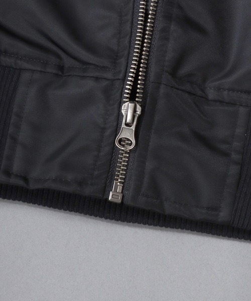 SITRY（シトリー）の「Various MA-1 Flight Jacket/オーバーサイズ 袖切替 MA-1 フライトジャケット ボマージャケット ブルゾン（MA-1・メンズ・ブラック/ブラック系その他/ブラック系その他2・L/M/LL）」の17枚目の写真