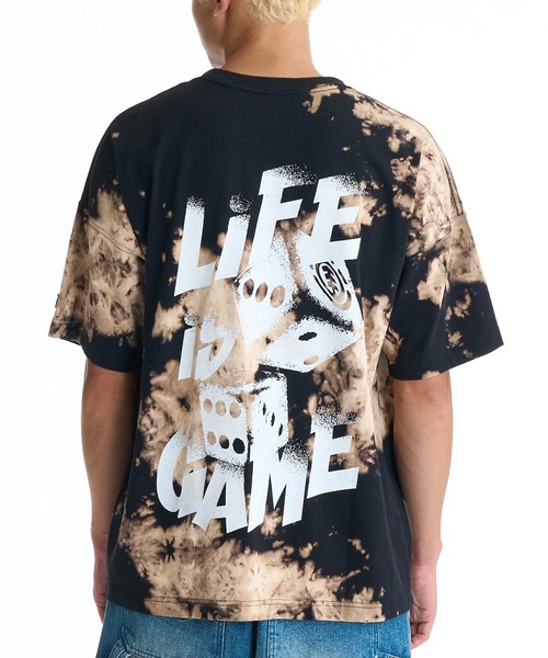ELEMENT(エレメント)の「ELEMENT/エレメント 半袖 Tシャツ バックプリント BG021208(Tシャツ/カットソー・メンズ・ブラック/ブラック×ベージュ/ホワイト・XL/L/M)」の3枚目の写真
