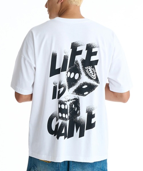 ELEMENT(エレメント)の「ELEMENT/エレメント 半袖 Tシャツ バックプリント BG021208(Tシャツ/カットソー・メンズ・ブラック/ブラック×ベージュ/ホワイト・XL/L/M)」の1枚目の写真