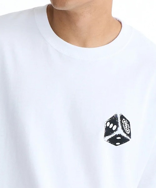 ELEMENT(エレメント)の「ELEMENT/エレメント 半袖 Tシャツ バックプリント BG021208(Tシャツ/カットソー・メンズ・ブラック/ブラック×ベージュ/ホワイト・XL/L/M)」の6枚目の写真