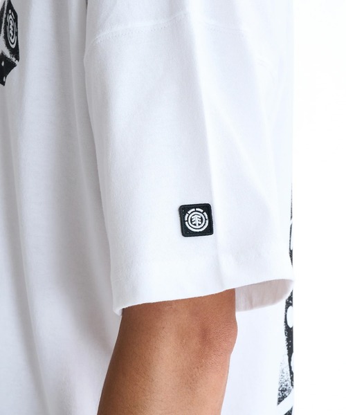 ELEMENT(エレメント)の「ELEMENT/エレメント 半袖 Tシャツ バックプリント BG021208(Tシャツ/カットソー・メンズ・ブラック/ブラック×ベージュ/ホワイト・XL/L/M)」の7枚目の写真