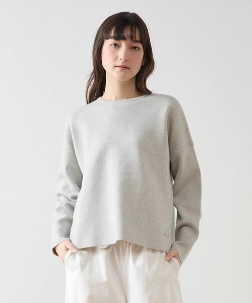 LOGEMENT DE CLAIRE(ロジュモンドクレール)の「クルーネックニットプルオーバー(ニット/セーター・レディース・ライトピンク/ライトブルー/ライトベージュ/ライトグレー・FREE)」の1枚目の写真