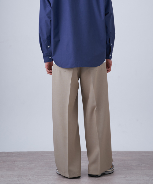 B.C STOCK（ベーセーストック）の「ワイドレッグスラックス（スラックス・メンズ・ネイビー/ベージュ/チャコールグレー・LARGE/MEDIUM）」の11枚目の写真