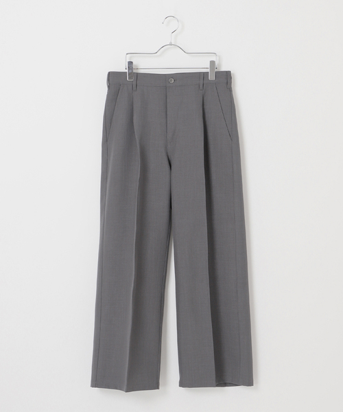 B.C STOCK（ベーセーストック）の「ワイドレッグスラックス（スラックス・メンズ・ネイビー/ベージュ/チャコールグレー・LARGE/MEDIUM）」の16枚目の写真