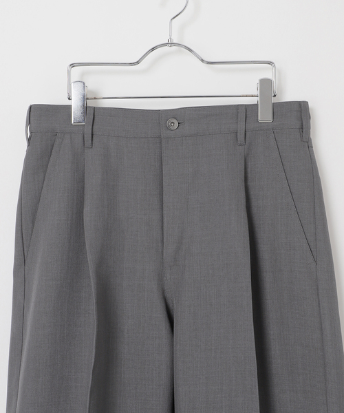 B.C STOCK（ベーセーストック）の「ワイドレッグスラックス（スラックス・メンズ・ネイビー/ベージュ/チャコールグレー・LARGE/MEDIUM）」の17枚目の写真