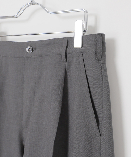 B.C STOCK（ベーセーストック）の「ワイドレッグスラックス（スラックス・メンズ・ネイビー/ベージュ/チャコールグレー・LARGE/MEDIUM）」の20枚目の写真