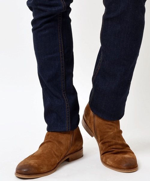 SHIPS JET BLUE(シップスジェットブルー)の「SHIPS JET BLUE(シップス ジェットブルー): サイドジップ ミドルカットブーツ ■(ブーツ・メンズ・ブラック/ブラウン・43/41/42/40)」の22枚目の写真