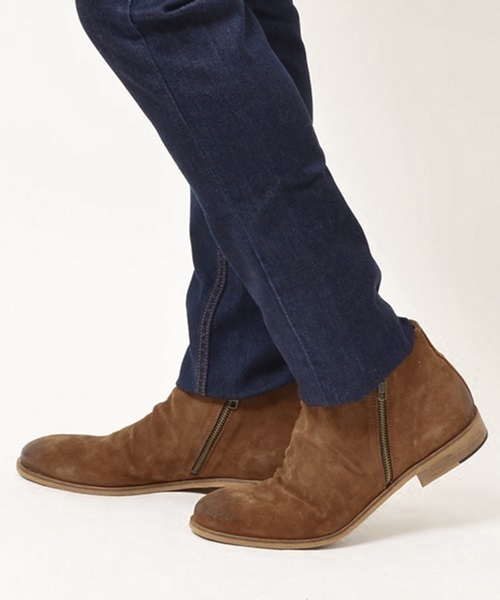 SHIPS JET BLUE(シップスジェットブルー)の「SHIPS JET BLUE(シップス ジェットブルー): サイドジップ ミドルカットブーツ ■(ブーツ・メンズ・ブラック/ブラウン・43/41/42/40)」の17枚目の写真