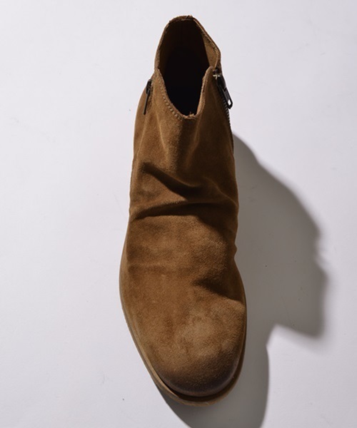 SHIPS JET BLUE(シップスジェットブルー)の「SHIPS JET BLUE(シップス ジェットブルー): サイドジップ ミドルカットブーツ ■(ブーツ・メンズ・ブラック/ブラウン・43/41/42/40)」の10枚目の写真