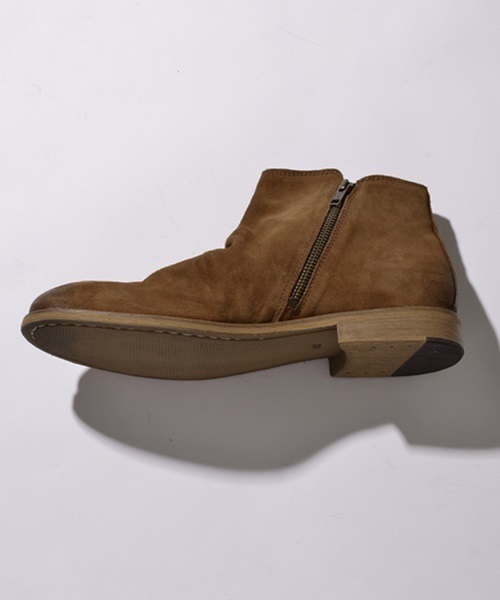 SHIPS JET BLUE(シップスジェットブルー)の「SHIPS JET BLUE(シップス ジェットブルー): サイドジップ ミドルカットブーツ ■(ブーツ・メンズ・ブラック/ブラウン・43/41/42/40)」の11枚目の写真