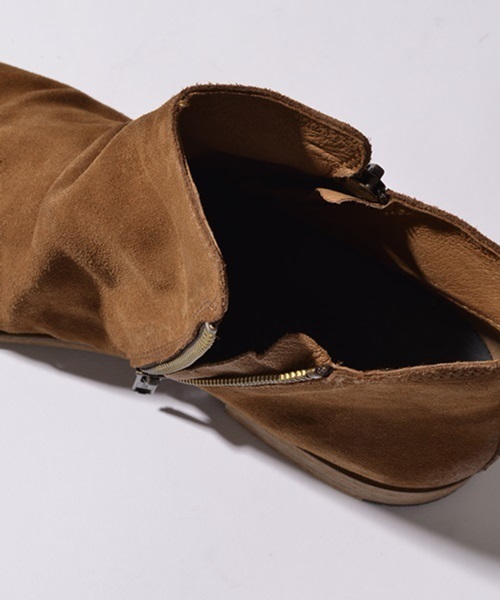 SHIPS JET BLUE(シップスジェットブルー)の「SHIPS JET BLUE(シップス ジェットブルー): サイドジップ ミドルカットブーツ ■(ブーツ・メンズ・ブラック/ブラウン・43/41/42/40)」の5枚目の写真